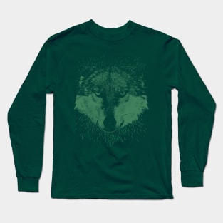 Wolf Head Animal Long Sleeve T-Shirt